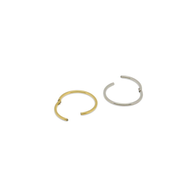 14k Hoop Hinged Clicker