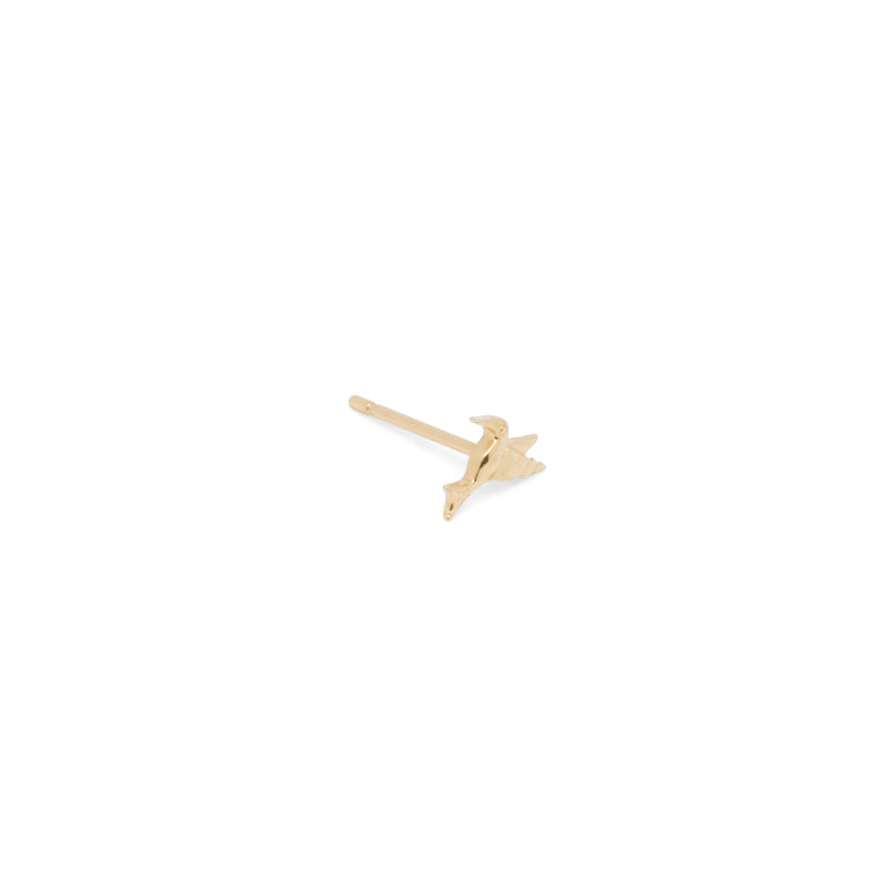 14k Hummingbird Stud