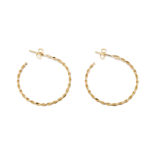 Jodi Twist Hoops – Agapantha